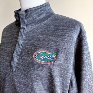 University of Florida Gators Shirt Jacket Mens Large Quarter Snap NCAA Gift